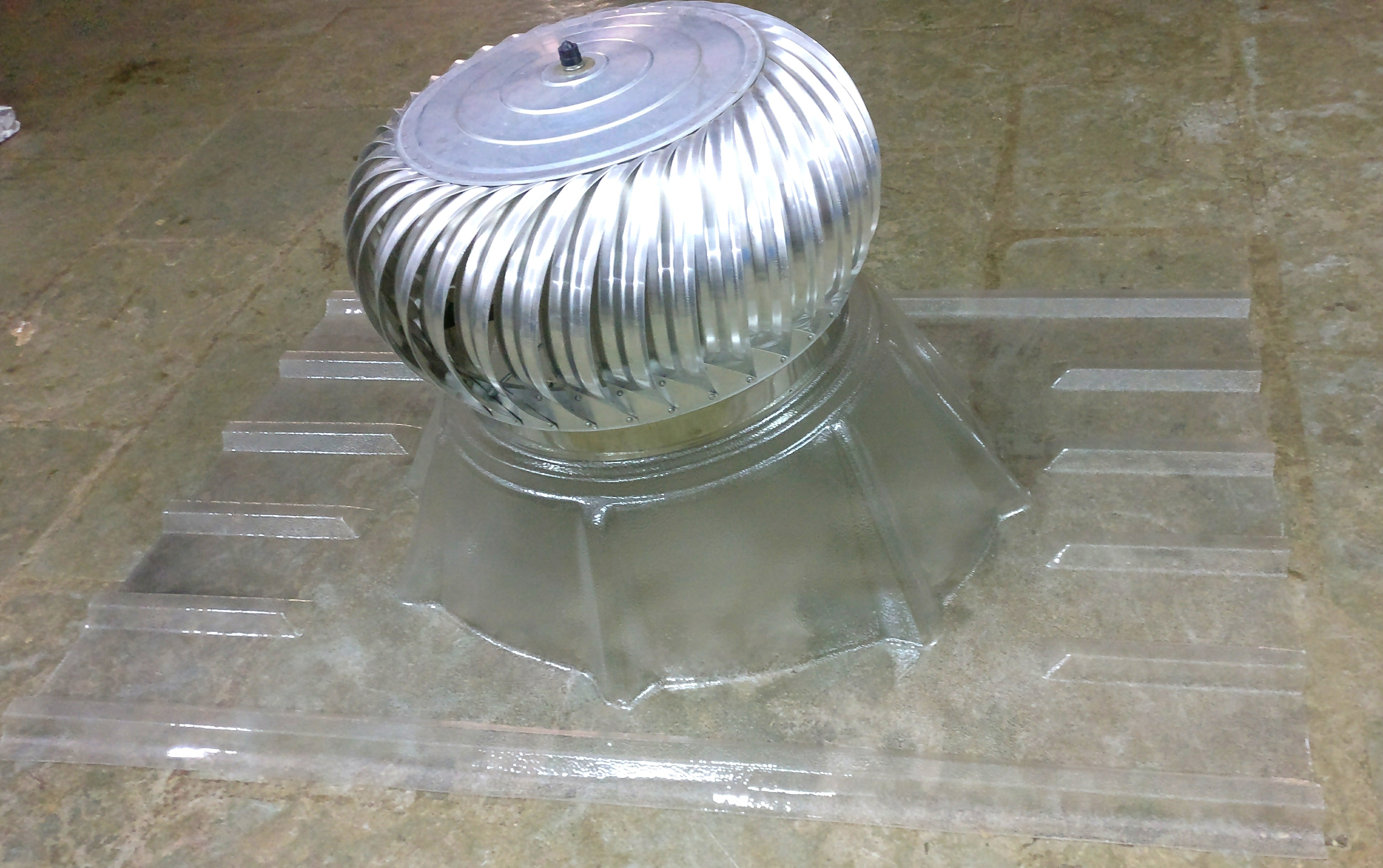 Roof Turbo Ventilator - Height: 711.2 Millimeter (Mm)