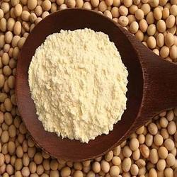 Full Fat Soya Flour - 100% Pure, Organic Protein 38g, Dietary Fibre 9.7g, Sugar 7.6g | 25kg PP Bag, Yellow Color, Food Grade