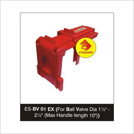 Red Or Customisable Ball Valve Lockout