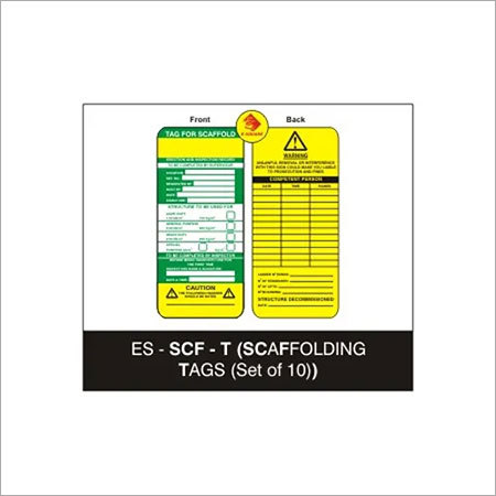 Yellow Tag Holder