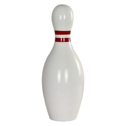 व्हाइट स्पोर्ट बॉलिंग पिन स्पोर्ट्स श्मशान कलश