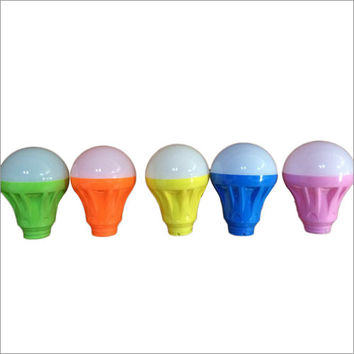 Ceramic LED Bulb Housing - Plastic Material, Round Shape, Multicolor Design | High Strength, Precise Design, Smooth Structural Finish