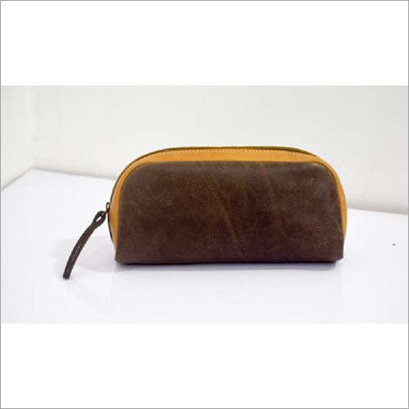 Contrast Leather Small Pouch Gender: Women