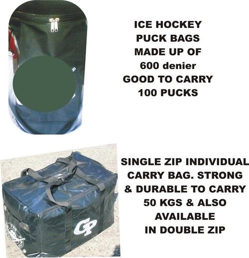 Ice Hockey Puck & Personal Kit Bag