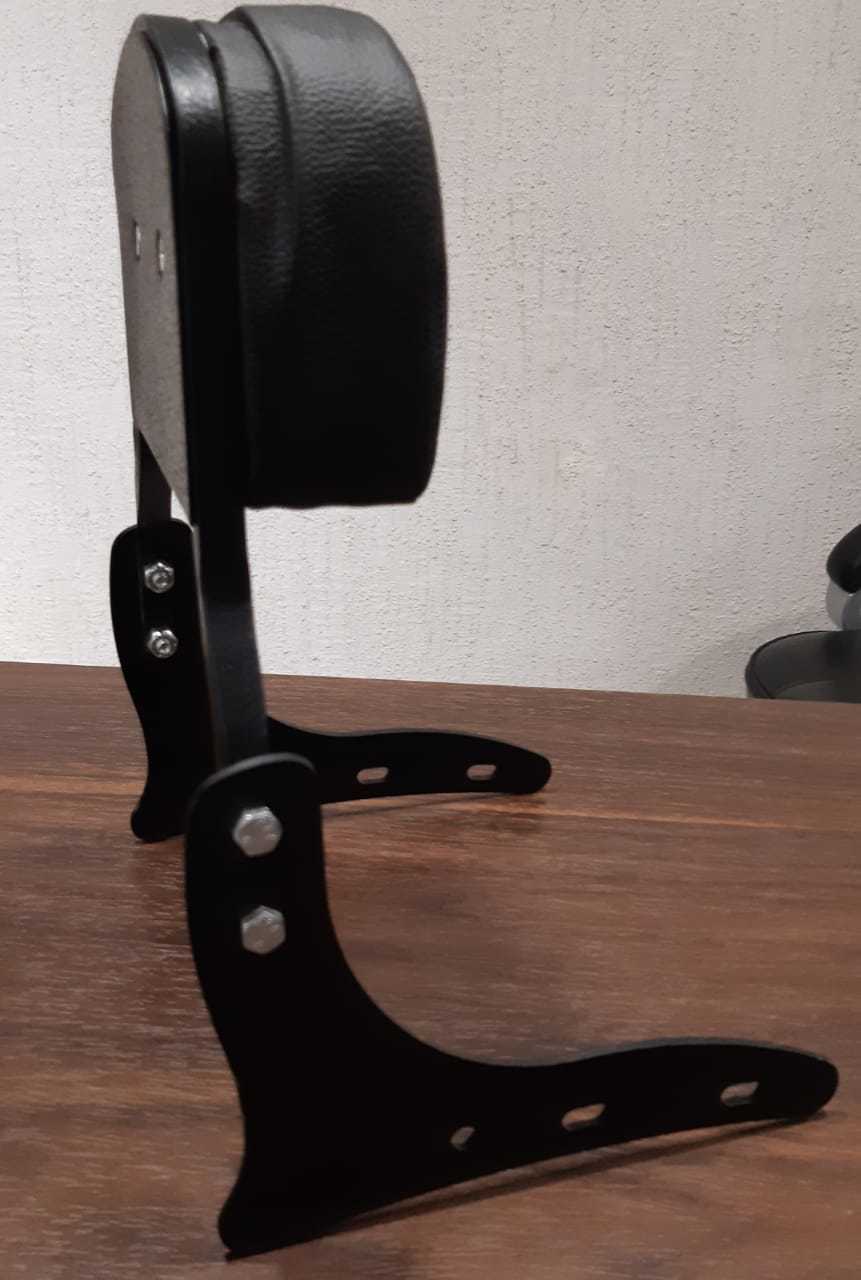 Cast Iron With Leather Seat Accessories Backrest