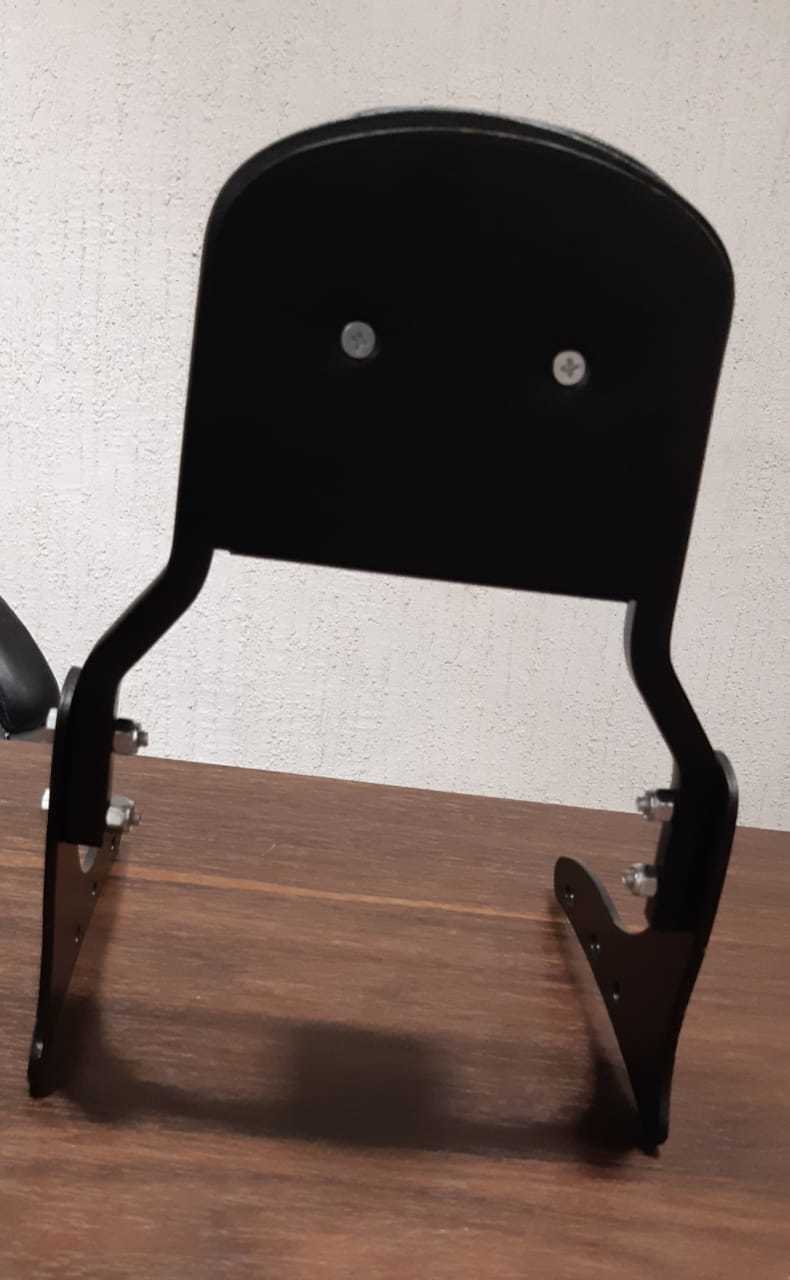 Cast Iron With Leather Seat Accessories Backrest