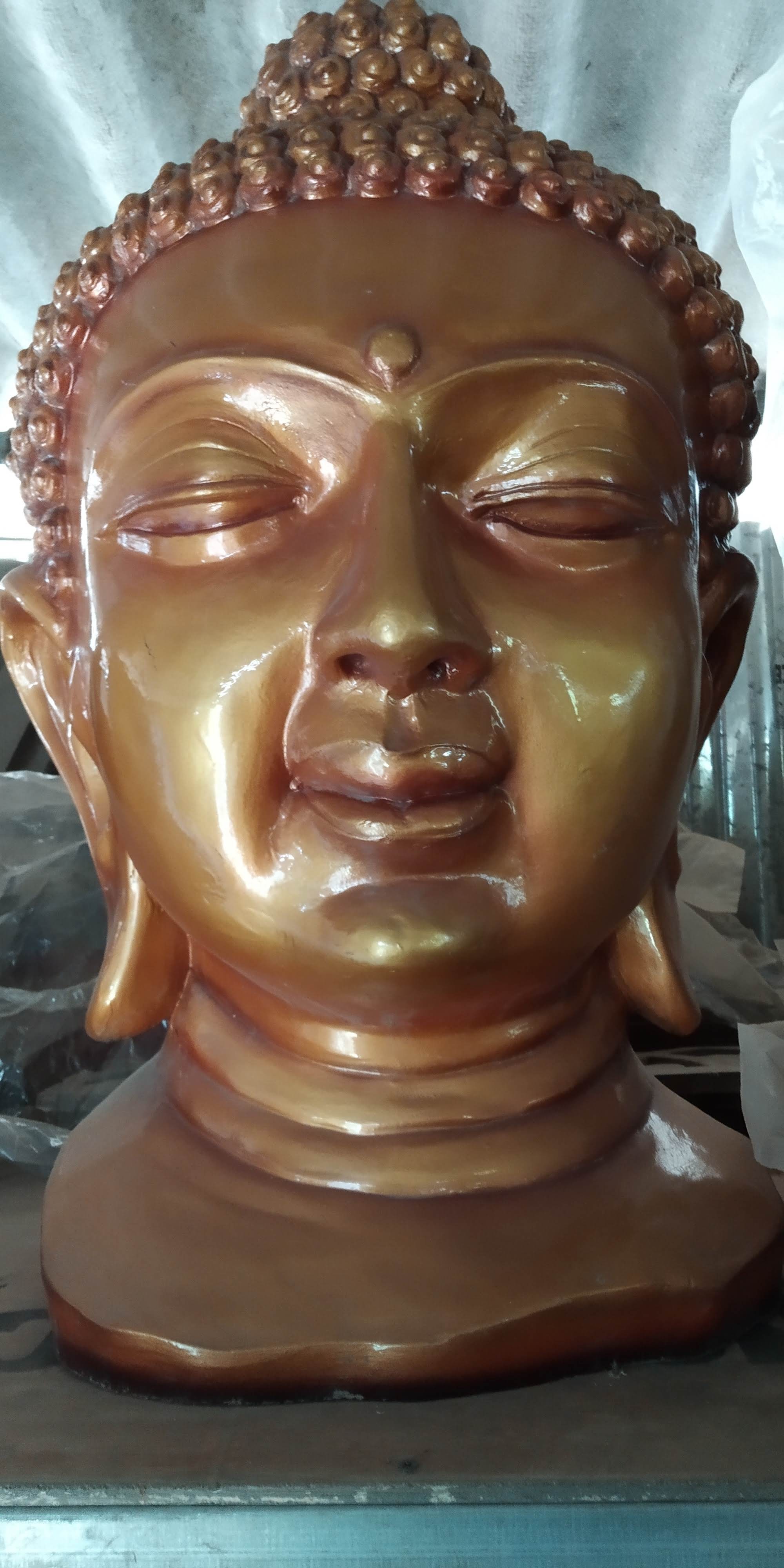 Uv Resistant Buddha Face Statue