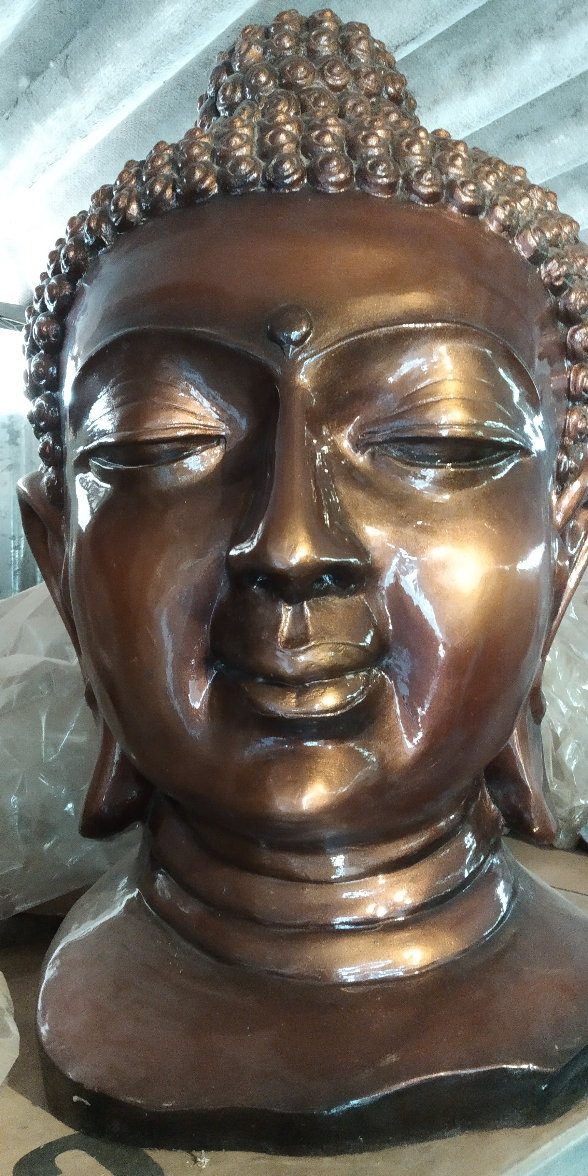 Uv Resistant Buddha Face Statue