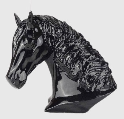 Metal Gold Horse With Base Keepsake Urn