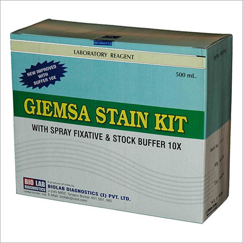 Giemsa Stain Kit - Shelf Life: 36 Months Months