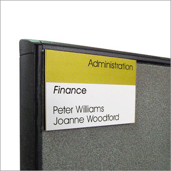 Cubicle Name Plates