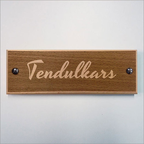 Wooden Name Plates