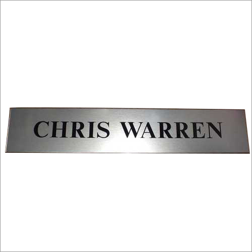 Steel Name Plates