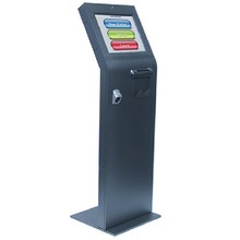 HR Corporate Kiosk Application - Metal Frame, 22" Multi-Touch LCD Screen | 24/7 Self-Service Functions, Data Security, Integrated TV & HDMI Support