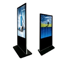 Digital Signage Kiosk - 55 Inch Touch Screen LCD, SPCC Material | Interactive Multimedia Booth, Dual-Sided Display, Live Streaming, Cloud-Based Features