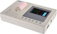 3 Channel ECG Machine - Mild Steel Design | Reliable Performance for Hospital Use