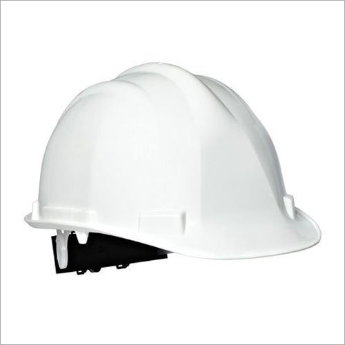 Karam Safety Helmet - Plastic Material, Size 53-63cm, White Color | Lightweight, Heat Resistant, Open Face Design, Industrial Usage