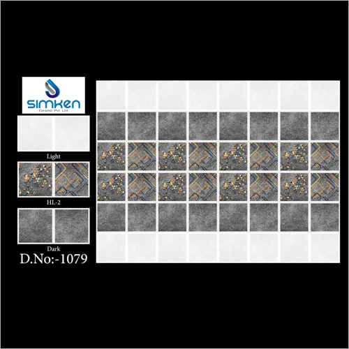 ग्रे फैंसी वॉल टाइल्स