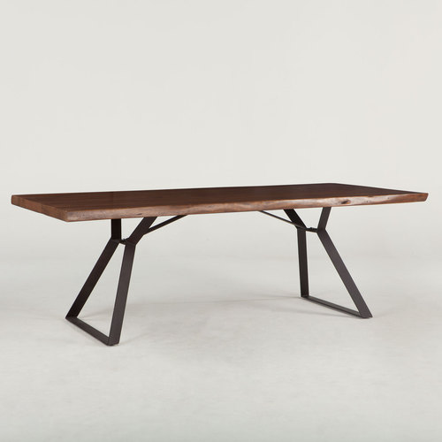 Live Edge Dining Table - Solid Wood, Large 72x36 inches , Unique Natural Finish and Artisan Craftsmanship