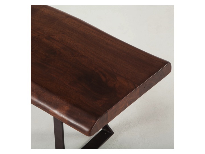 Live Edge Dining Table - Solid Wood, Large 72x36 Inches , Unique Natural Finish And Artisan Craftsmanship