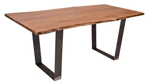 Live Edge Dining Table - Solid Wood, 72x36 inches, Rustic Finish | Handcrafted Elegance, Natural Varieties