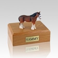 Brown Chesnut Running X Large Horse Cremation Urn
