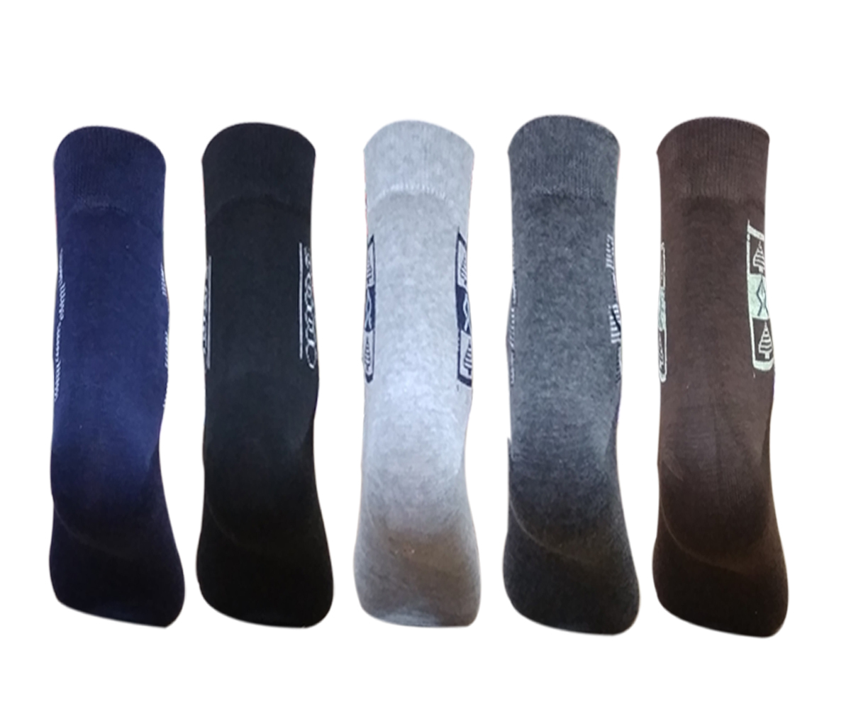 Men's Cotton Business Formal Ankle Socks - Cotton Blend, Size 7-11, Color: Grey, Black, Brown, Blue, Steel Grey | High Elasticity, All Season Wear