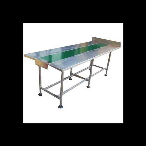 Inspection Conveyor - Stainless Steel, Customizable Length, Adjustable Width | Durable Build, Easy Cleaning, Efficient Process, Quality Control, Versatile Use