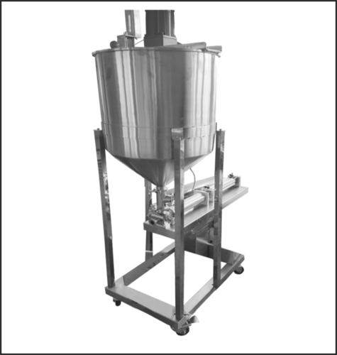 Tomato Sauce Filling Pneumatic Machine - Stainless Steel, Semi Automatic, 1-5 Liter Filling Range | Eco Friendly, High Efficiency, Compact Design, Low Noise, Easy Mobility with Castor Wheels