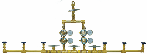 डबल साइड सिलेंडर मैनिफोल्ड