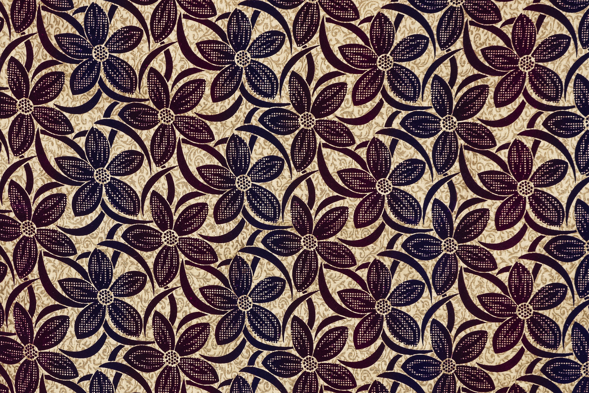 Flock Fabrics - Polyester, 58 Inches Wide | Floral Pattern, Fade Resistant, Easy To Wash