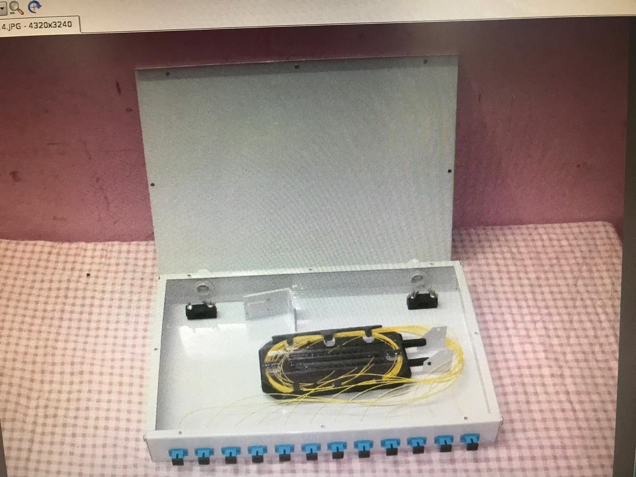 12 Ports Fixed Type Rack Mount Liu With Sc Unloded