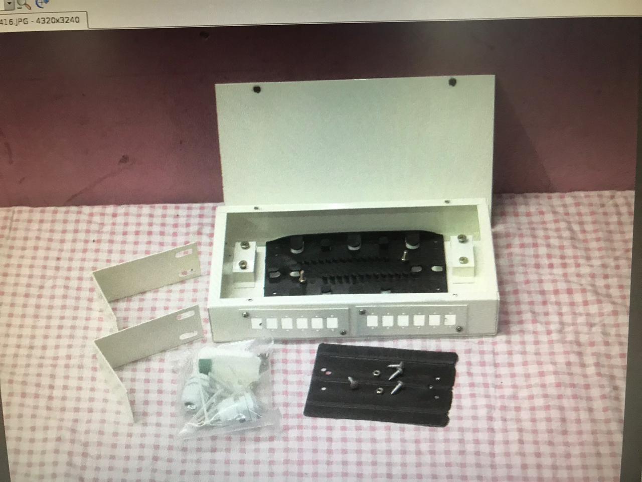 12 Ports Fixed Type Rack Mount Liu With Sc Unloded