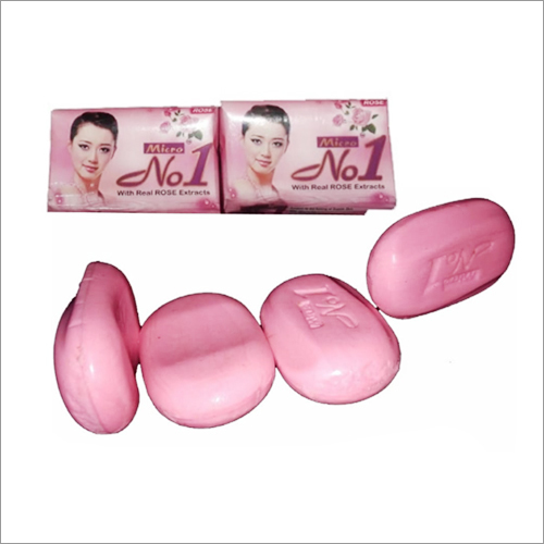 गुलाबी गुलाब साबुन