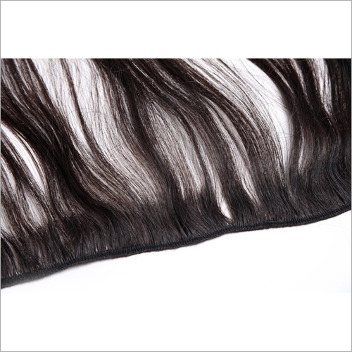 Natural Straight Weft Hair - 50-80 Grams, 8-10 Inches Length | Human Hair, Black Color, Machine Weft Quality