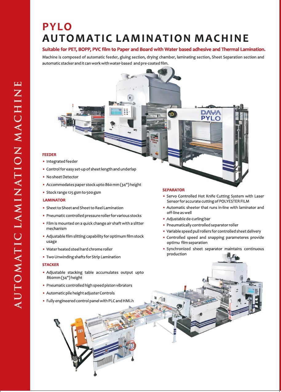 Automatic Film Lamination Machine - Feature: High Efficiency