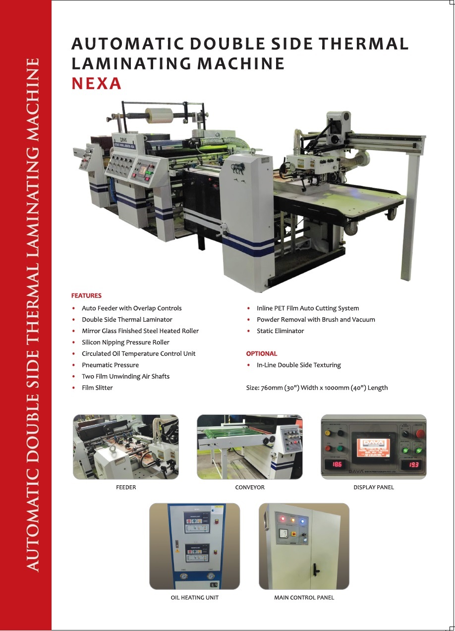 Double-side Digital High-speed Thermal Lamination Machine - Automatic Grade: Automatic