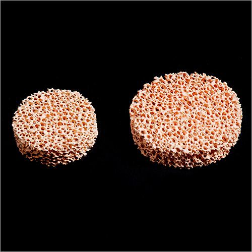 Yellow Zirconia Ceramic Foam Filter