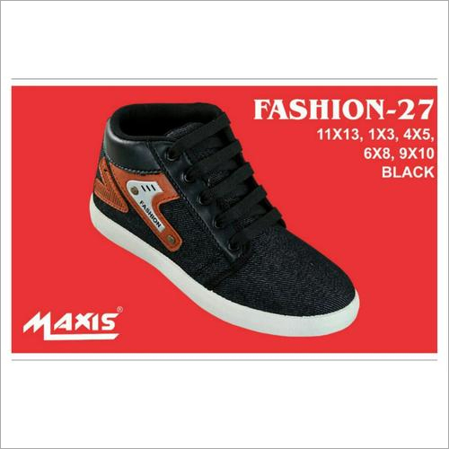 Mens Casual Shoes - Fabric, Size 6-10 | Black, Low Heel, EVA Insole, PU Outsole