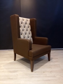 BIGG BOSS - Modern Seating Design, 2 Foot Width - Brown and White Style for Home, Hotel, Holiday Area