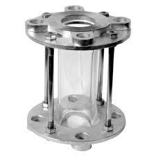 Sight Glass - Borosilicate Glass, Stainless Steel Flanged Frame | High-pressure Compatibility, Ptfe Bushings And Washers, Acrylic Protective Cover, Long Service Life