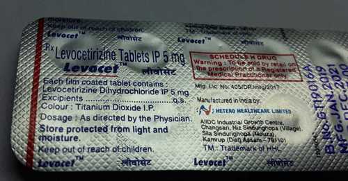 Levocetirizine Tablets General Medicines