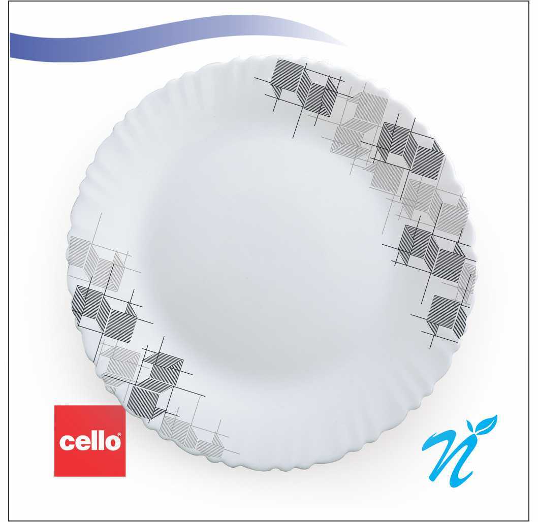 Cello Dinner Set 12 Pcs Linear Glaze