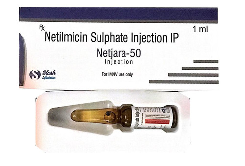NETILMICIN 50 MG इन्जेक्शन