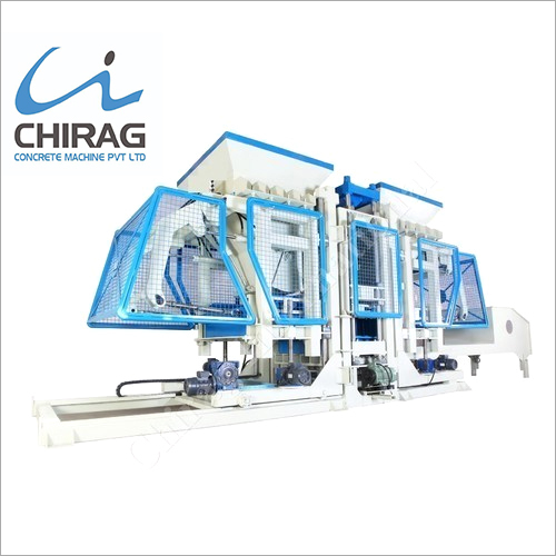Multi Function Hydraulic Paver Block Making Machine - Fly Ash Composition, 440 Volt Siemens System, Blue Color | Delta PLC Control, Automatic Trouble Shooting, High Density Block Production