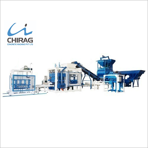Blue Multi Material Hydraulic Concrete Block Making Machine