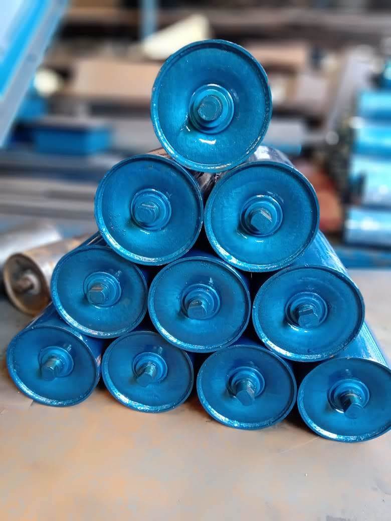 Conveyor Idler - Ms Material, Belt Width 400 To 2000mm, Roller Diameter 48.3 To 219.1mm | Heat Resistant, 0.5 To 5 M/s Speed, Vertical Lift Structure