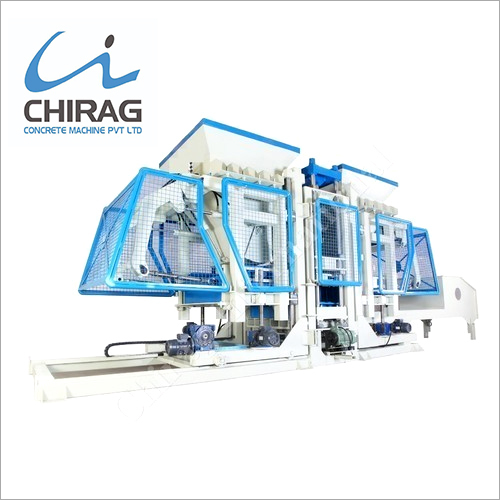 Blue Multi Material Hydraulic Block Machine