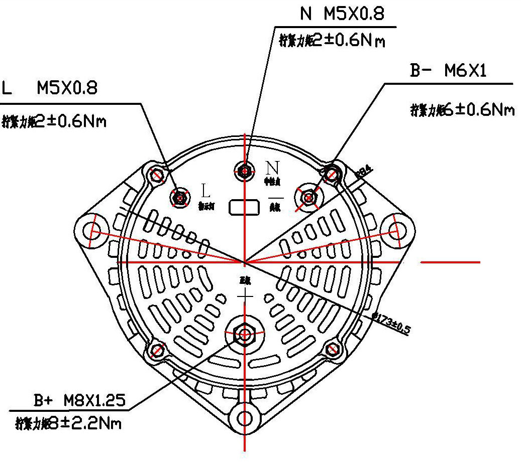 Wp7 Engine 28v 240a Alternator