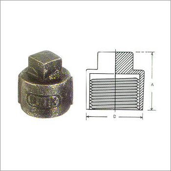Black Gi Cap Plug